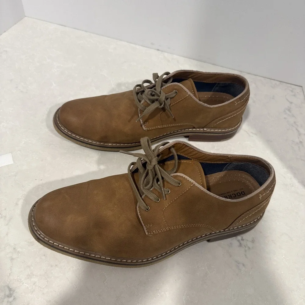 Docker's Men's Shoes, Tan, Size 9.5 Excellent Condition